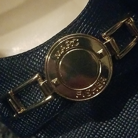 Marc Fisher Navy Blue Wedges Brand New - Picture 5 of 5